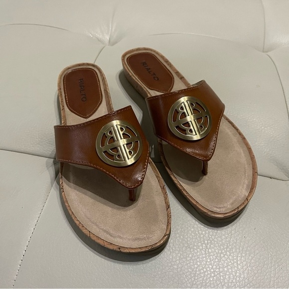 Rialto brown sandal size 8.5 GUC - Picture 1 of 7